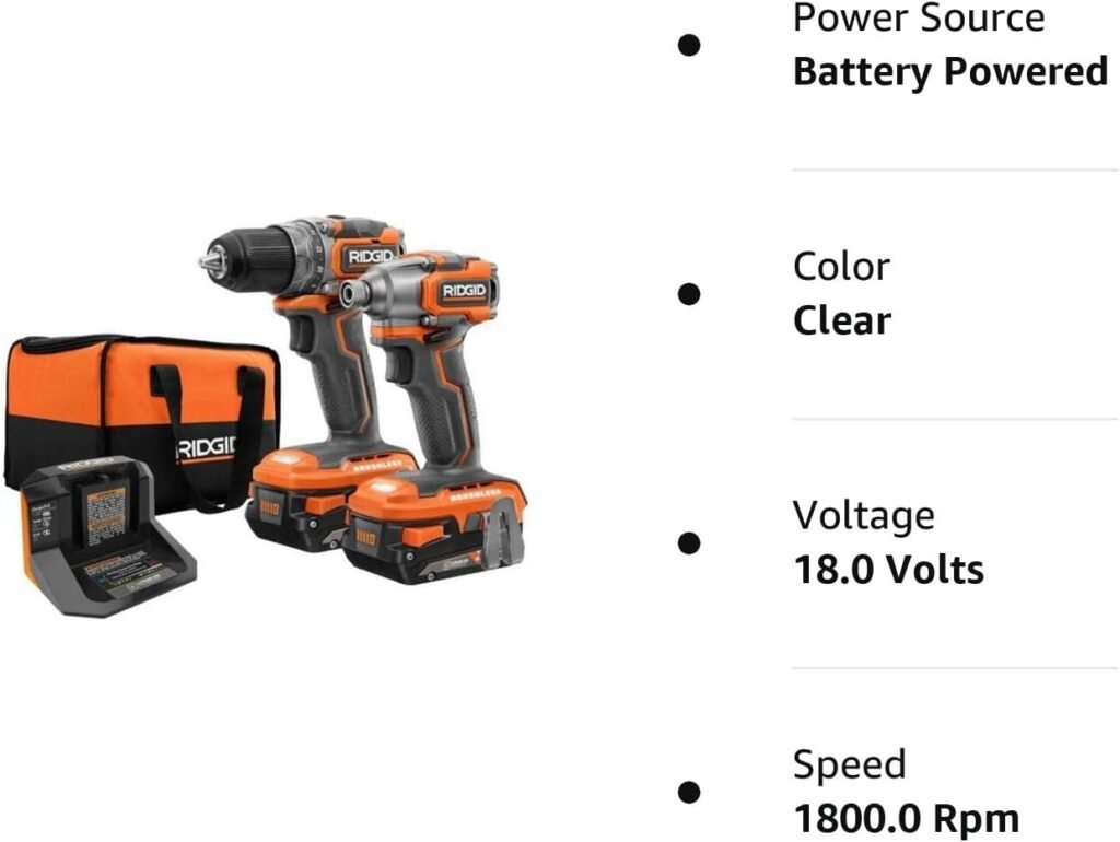 18V SubCompact Brushless 1/2 in. Drill/Driver and Impact Driver Combo Kit