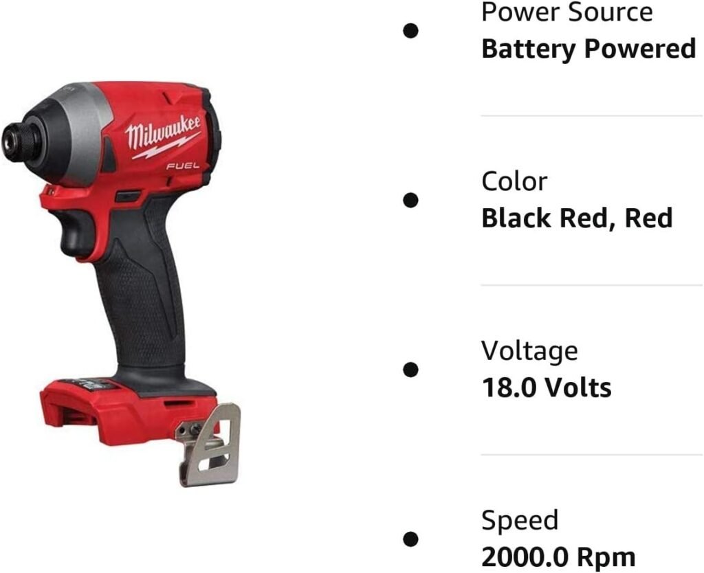 Milwaukee M18 FUEL 1/4 Hex Impact Driver - No Charger, No Battery, Bare Tool Only